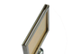 Рамка указатель Model No: Barrier Belt A-IM-900. Для ленточных столбиков с диаметром трубы 63-76мм, формат таблички указателя  А4; А3. Имеют форму горизонтального или вертикального типа.