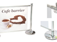 PR-стойка Barrier Classic, столбик для ограждения летнего кафе SMS-SEC под баннерные полотна